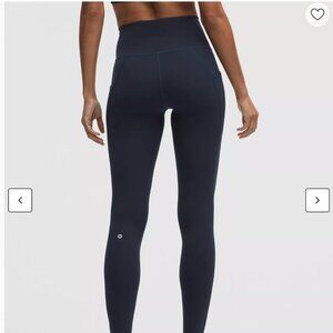 Lulu navy leggings size 6